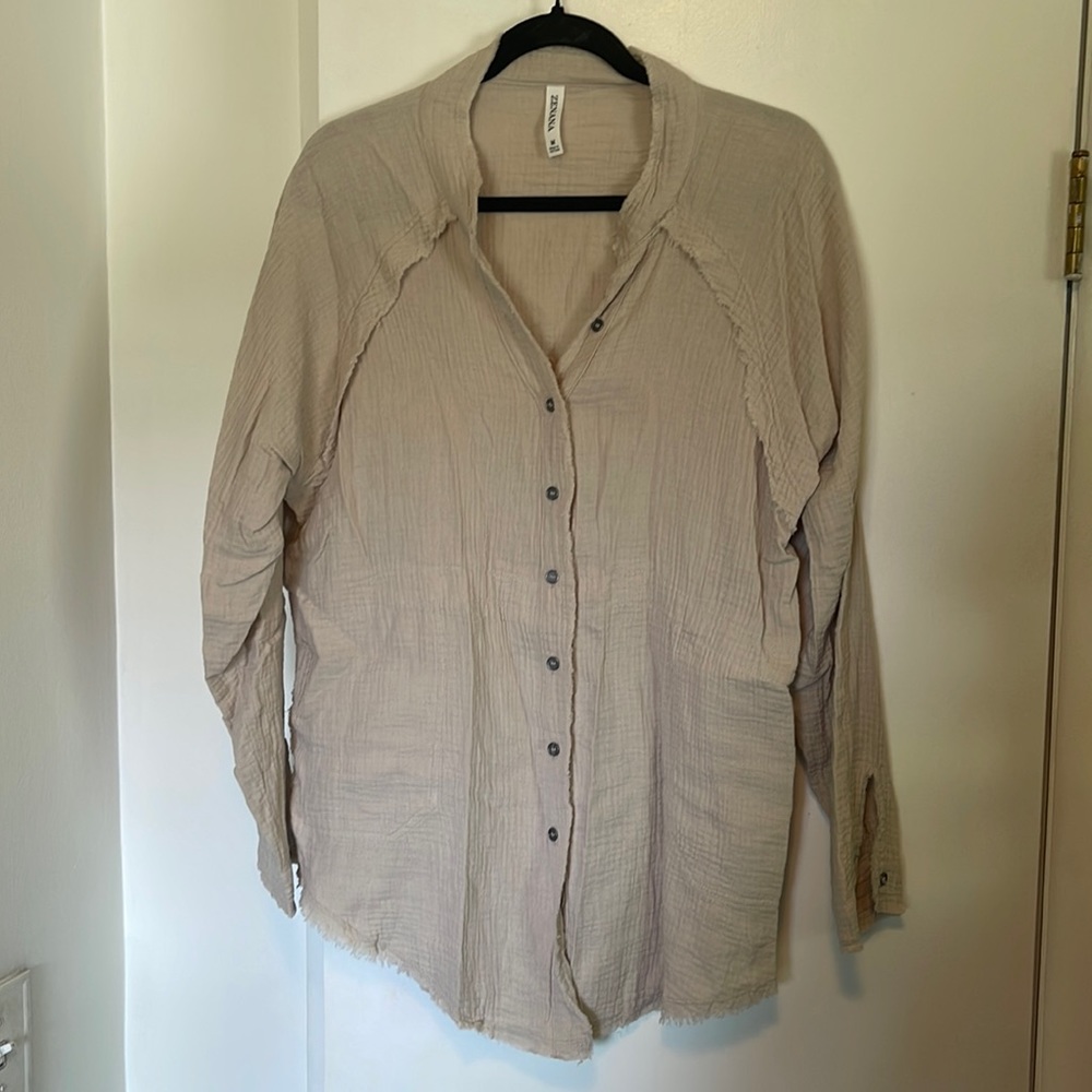 Never worn dark cream women’s type size medium